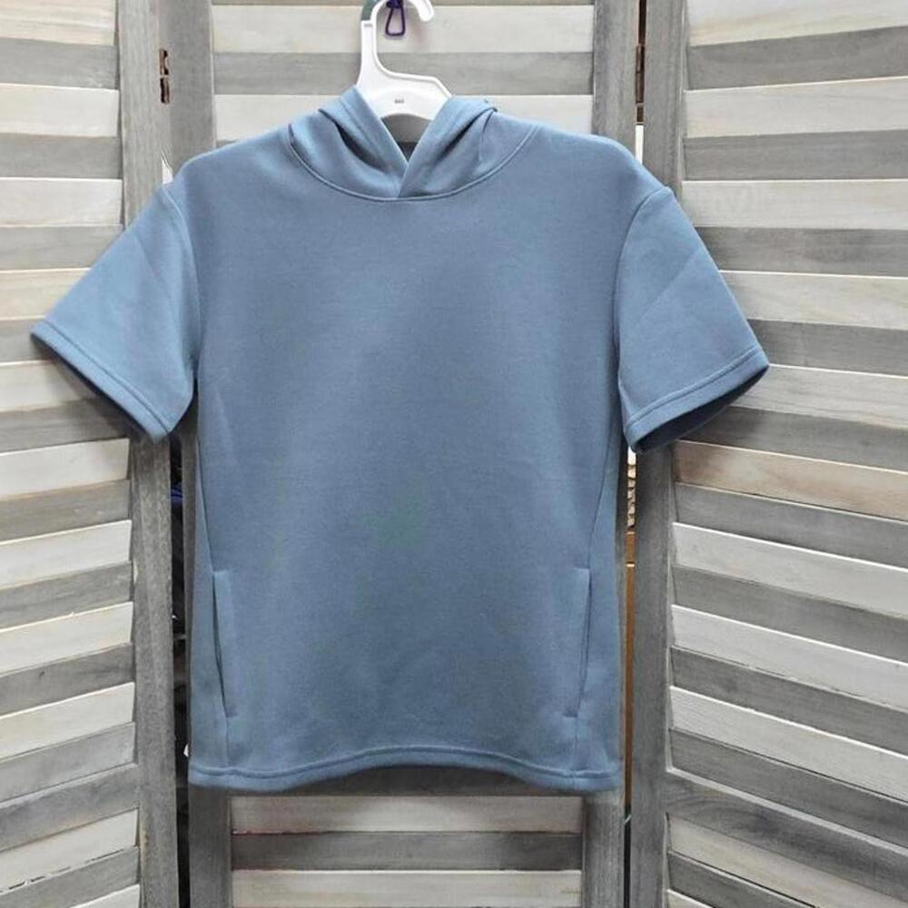 Boys' Sport Short Sleeve Hooded Sweatshirt | Art Class | Medium (8)